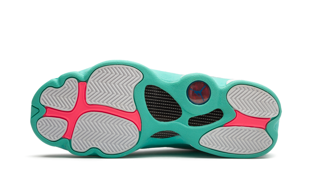 Air Jordan 13 GS "Aurora Green" 439358 100