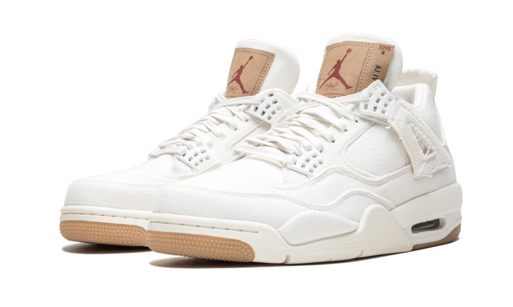 Air Jordan 4 Retro Levis NRG "White Denim" AO2571 100