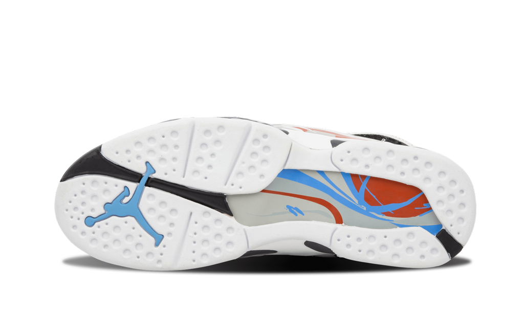 Air Jordan 8 Retro LS "WHITE / ANTHRACITE - DARK ORANGE" 317258 104