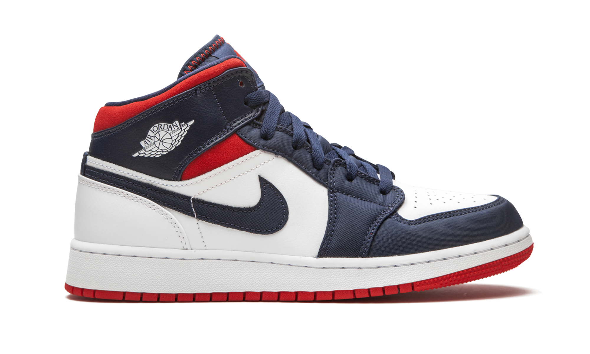 Air Jordan 1 Mid SE GS "USA" BQ6931 104