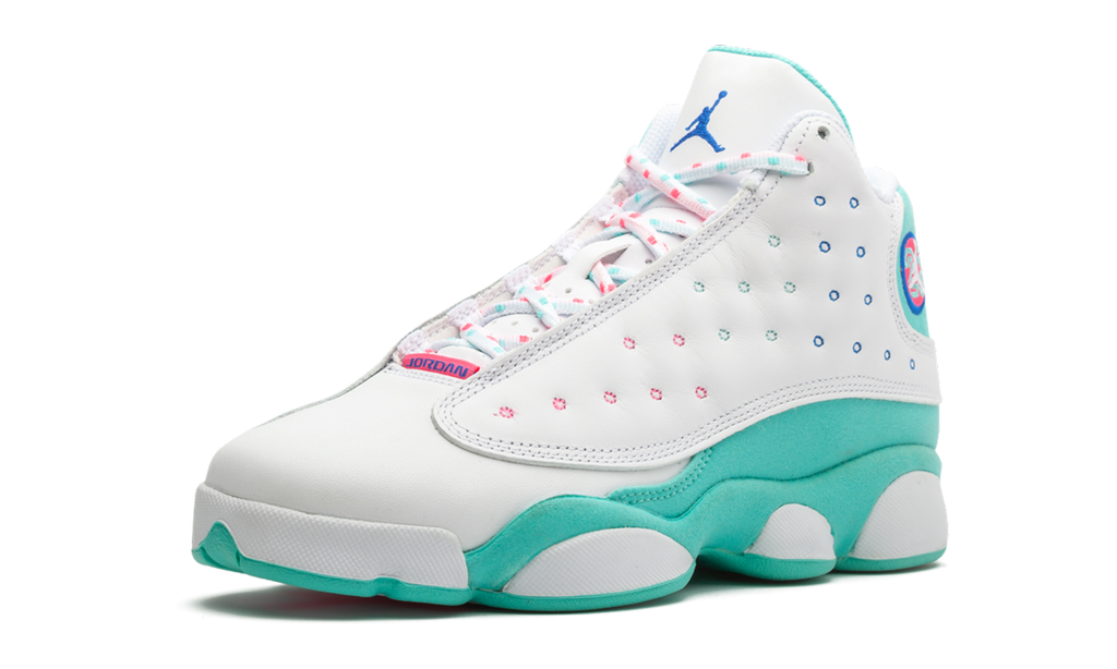 Air Jordan 13 GS "Aurora Green" 439358 100