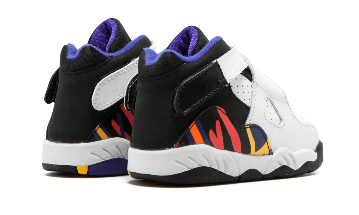 Jordan 8 BT TD "WHITE / INFRD 23 / BLACK / BRGHT CNCR" 305360 142