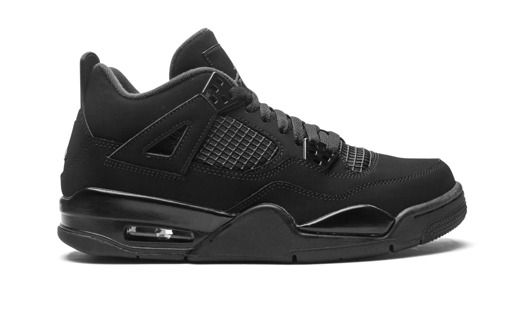 Air Jordan 4 Retro GS "Black Cat" 408452 010