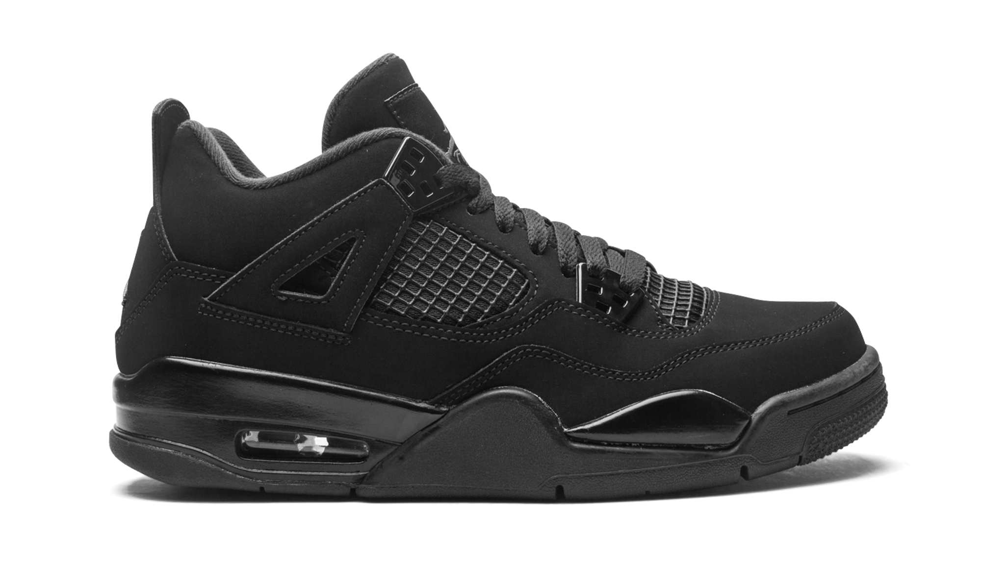 Air Jordan 4 Retro GS "Black Cat" 408452 010