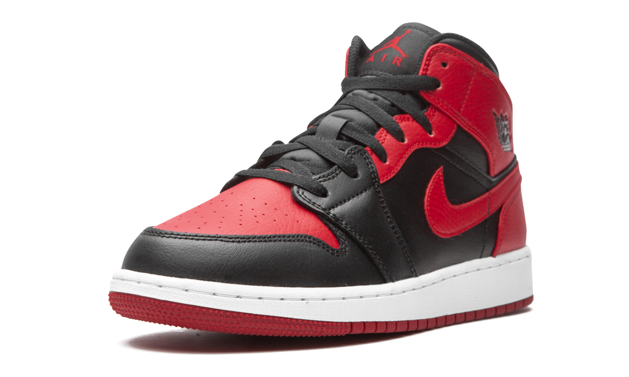 Air Jordan 1 Mid GS "Banned 2020" 554725 074