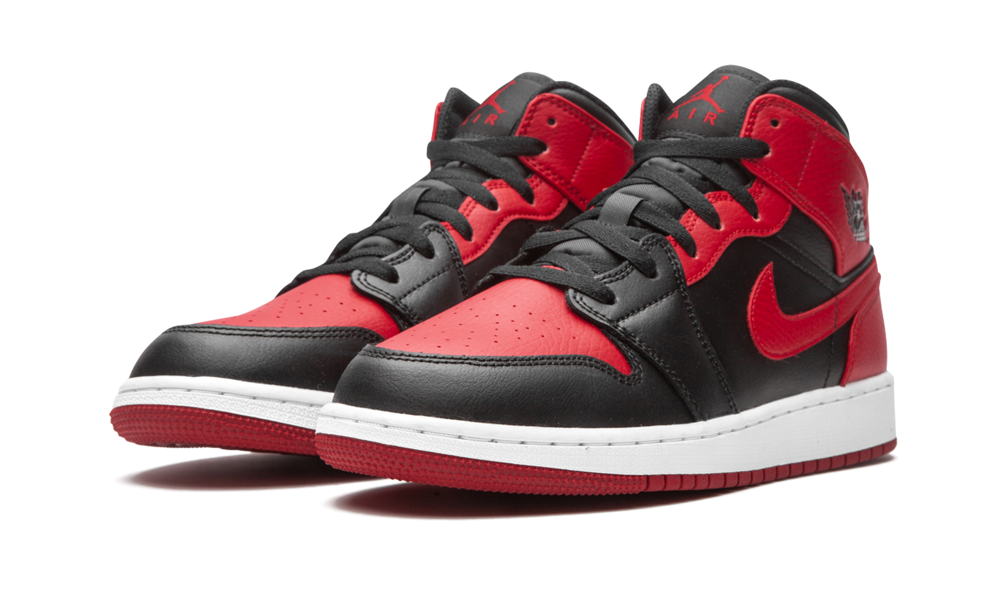 Air Jordan 1 Mid GS "Banned 2020" 554725 074