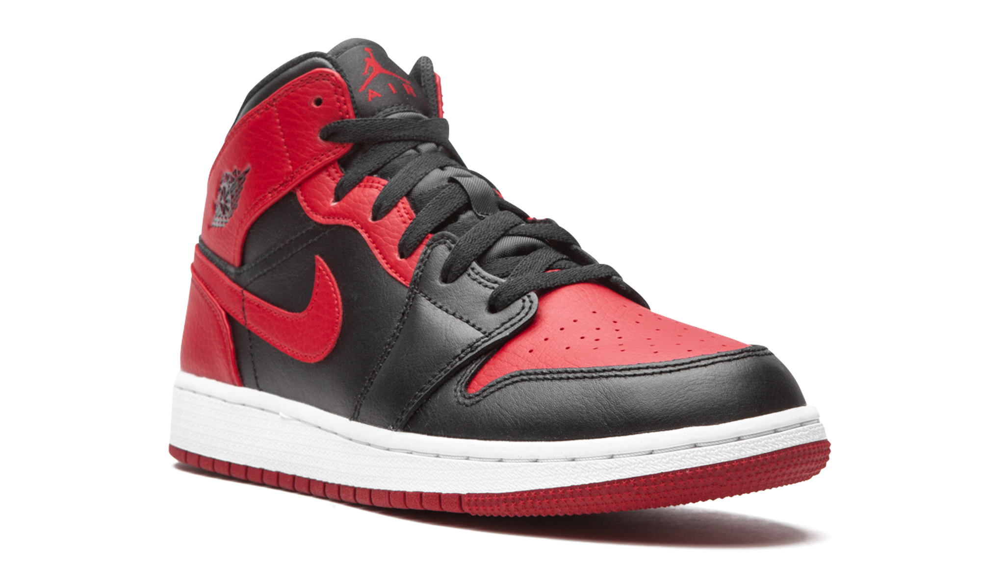 Air Jordan 1 Mid GS "Banned 2020" 554725 074