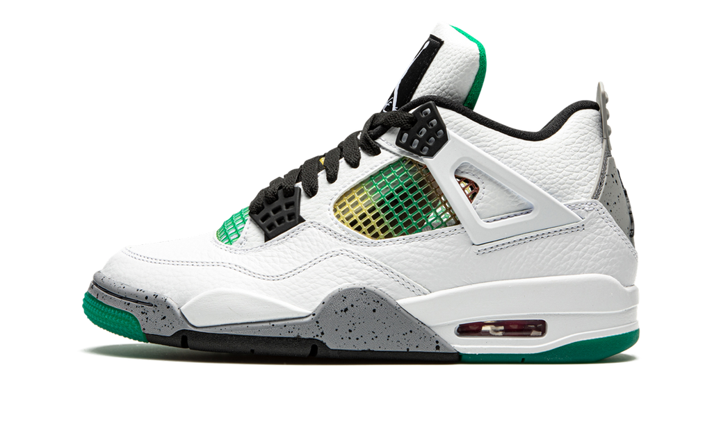 Air Jordan 4 Retro WMNS "Rasta - Lucid Green" AQ9129 100