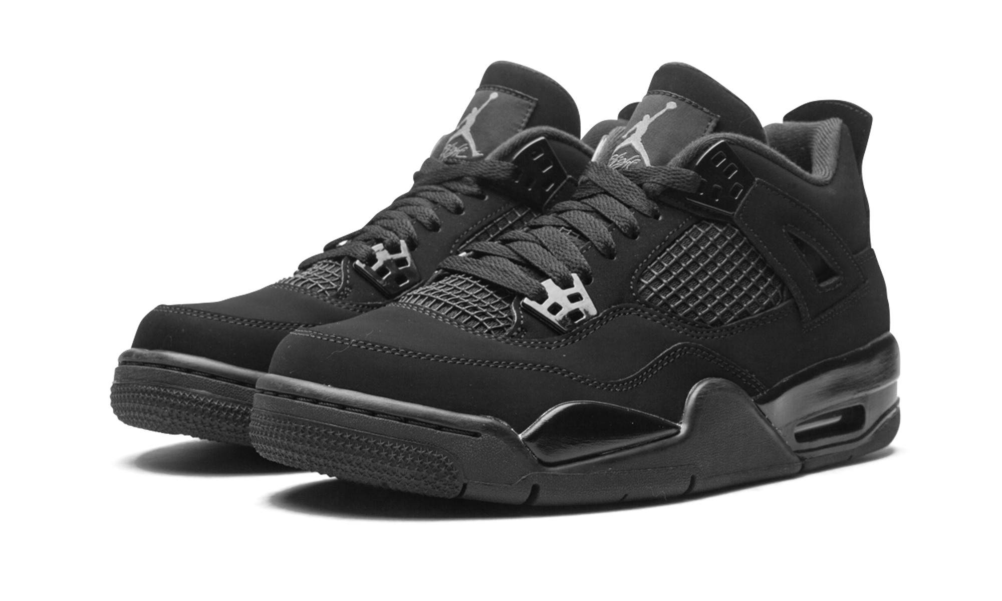Air Jordan 4 Retro GS "Black Cat" 408452 010