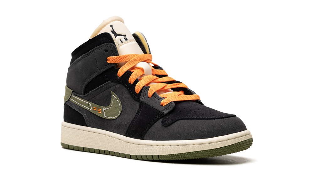 Air Jordan 1 Mid SE GS "Craft Anthracite Light Olive" FD5847 003