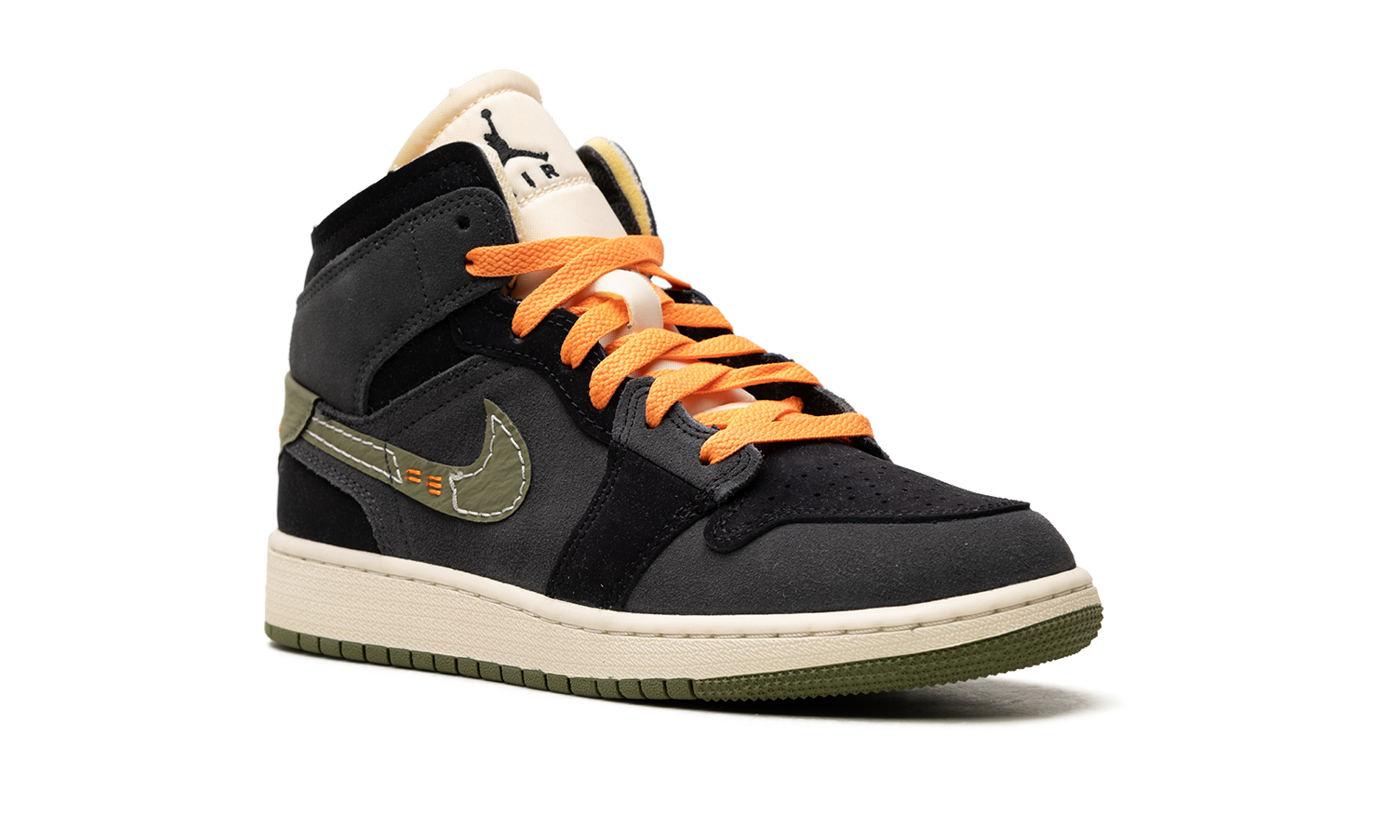 Air Jordan 1 Mid SE GS "Craft Anthracite Light Olive" FD5847 003