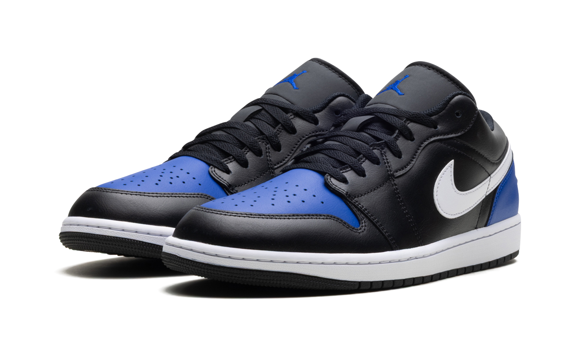 Jordan 1 Low "Black Royal Toe" 553558 042