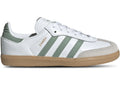 adidas Samba OG Cloud White Silver Green Gum (PS)