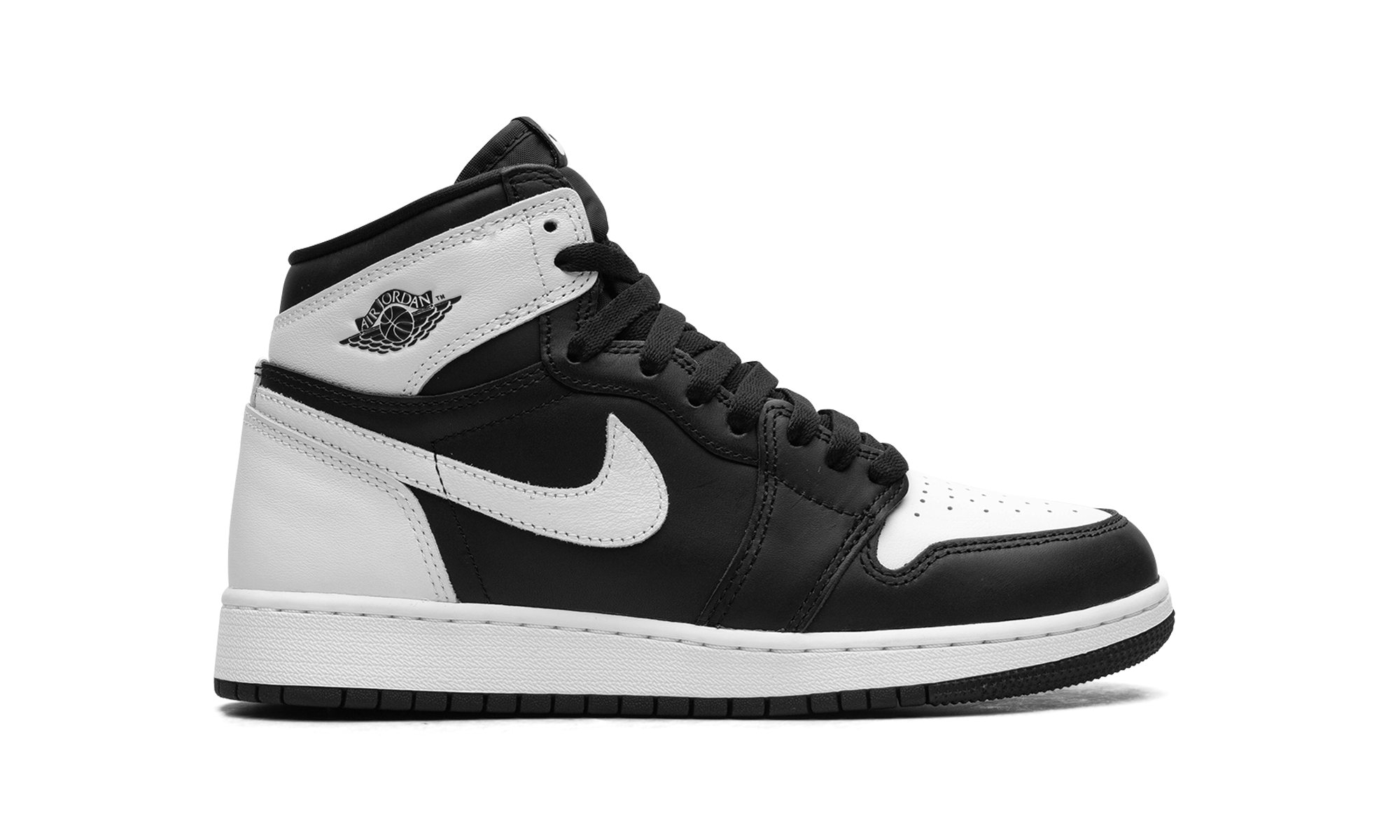 Air Jordan 1 Retro High OG GS "BLACK/WHITE/WHITE" FD1437 010