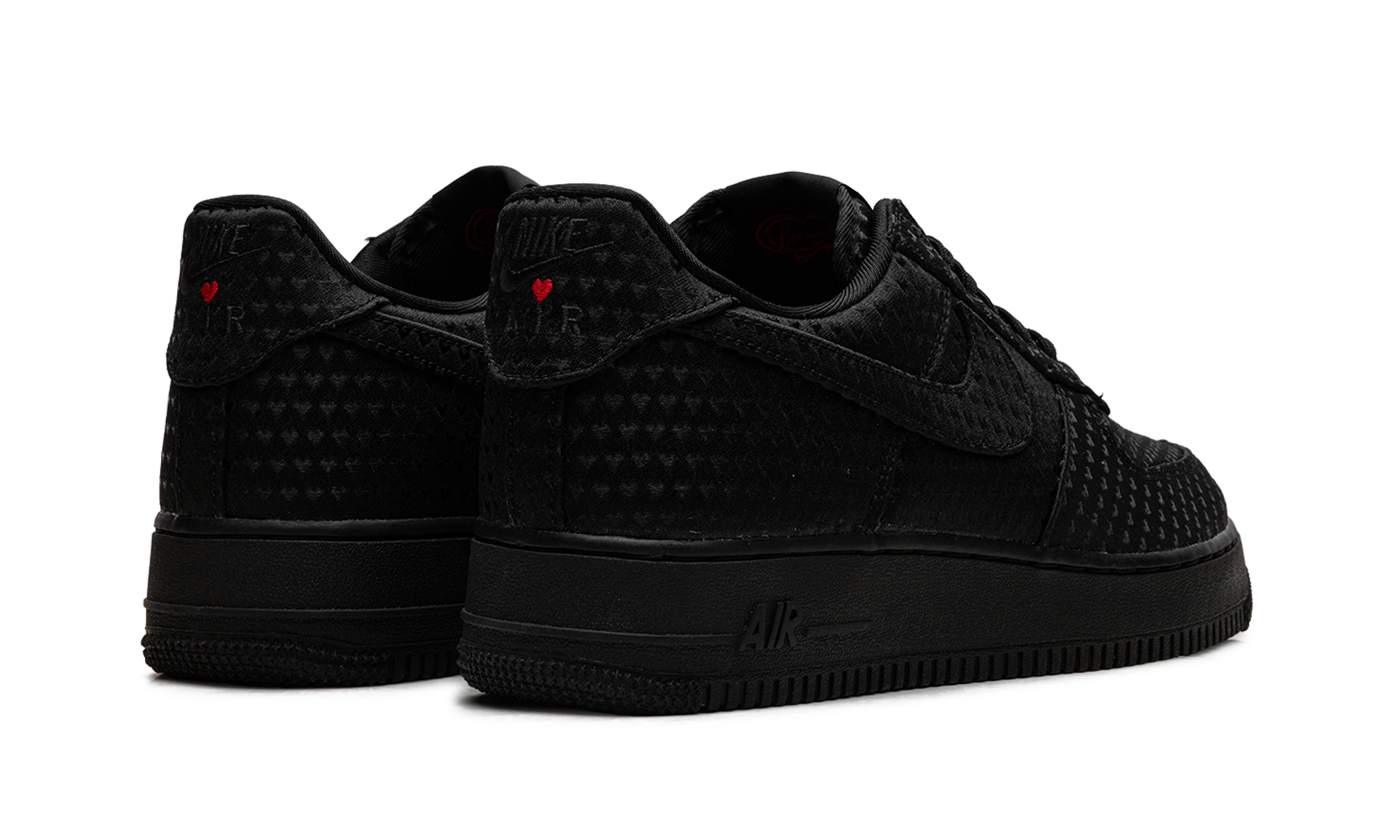 Nike Air Force 1 "Valentine's Day - Triple Black (2026)" IB6836 001