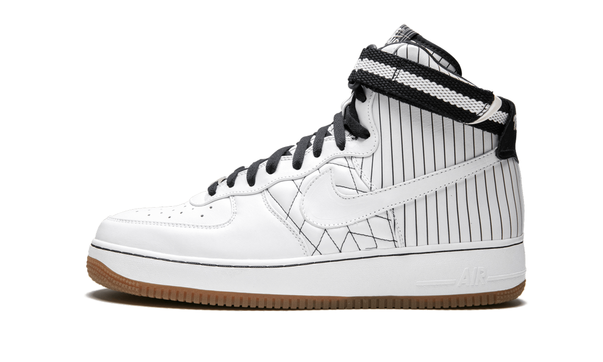 Air Force 1 High Premium "WHITE / WHITE-DARK OBSIDIAN" 332490 111