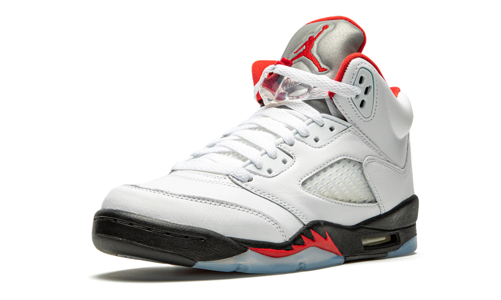 Air Jordan 5 Retro GS "Fire Red Silver Tongue" 440888 102