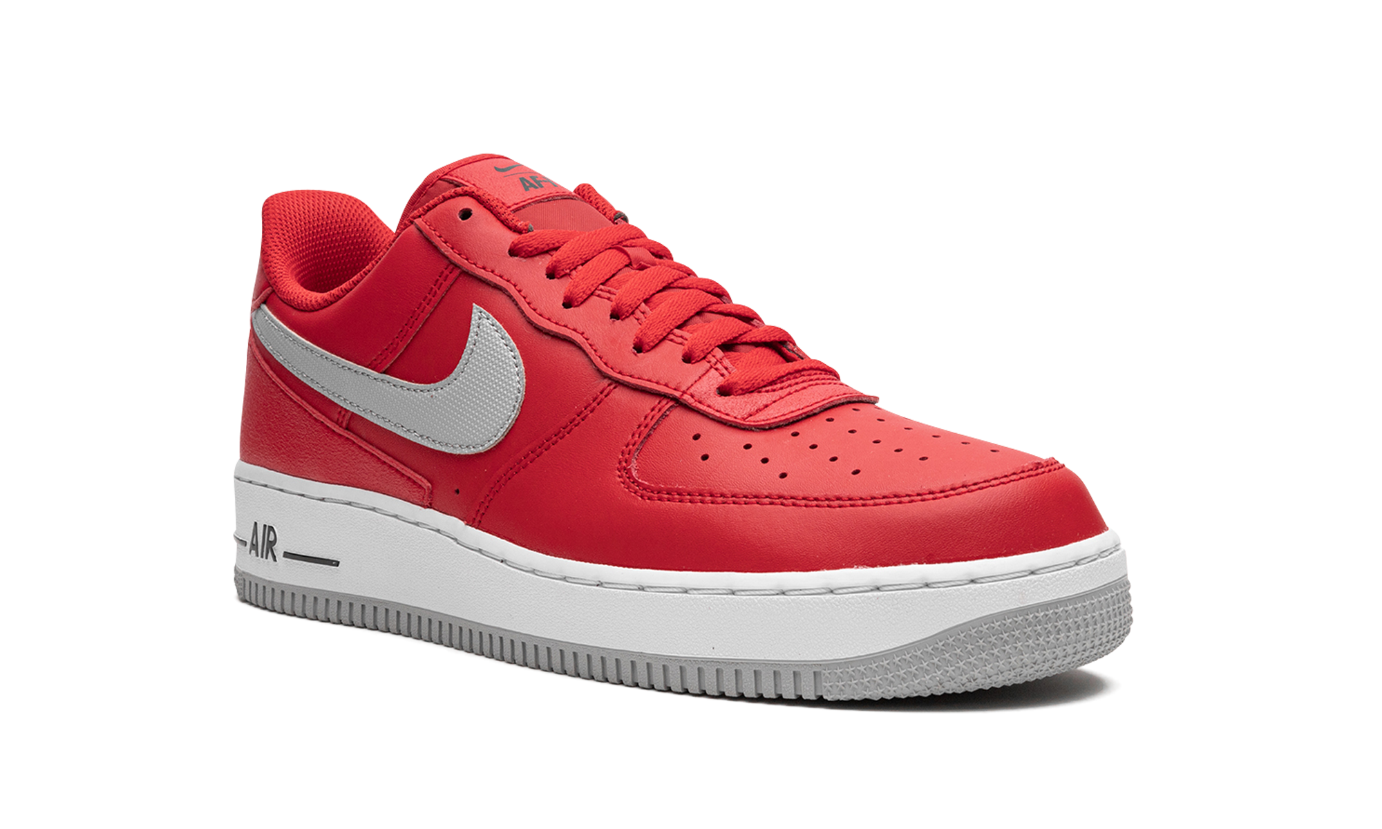Air Force 1 Low Technical Stitch "University Red Light Smoke Grey" DD7113 600