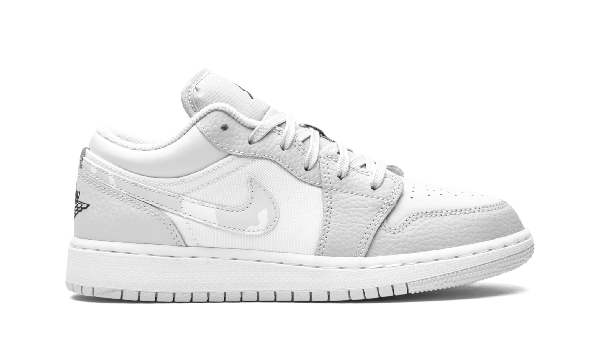 Air Jordan 1 Low SE GS "Grey Camo Swoosh" DD3234 100