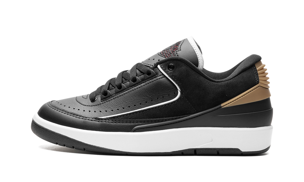 Jordan 2 Retro Low WMNS "Black Metallic Gold" DX4401 001