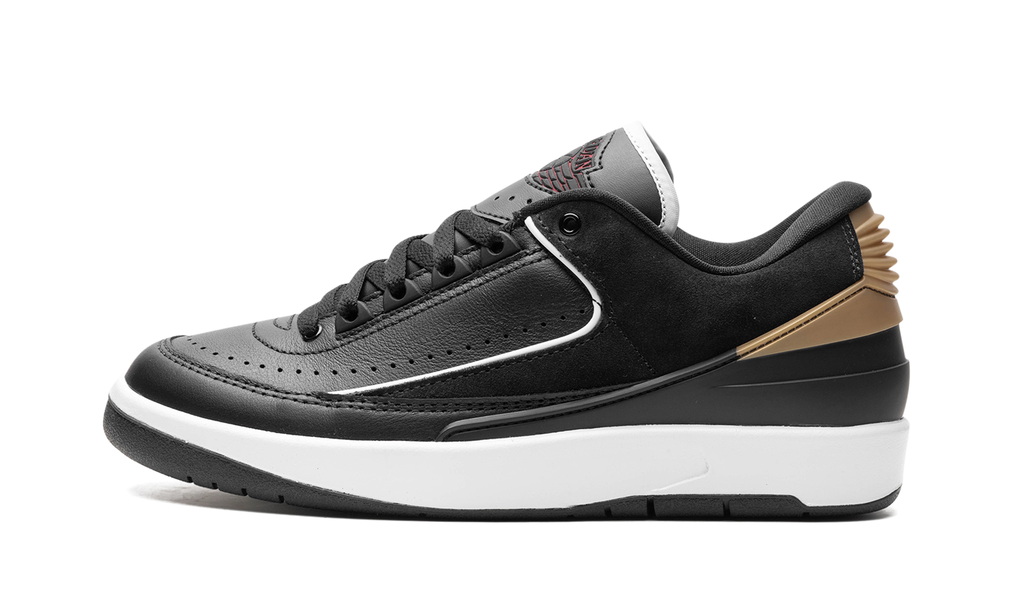 Jordan 2 Retro Low WMNS "Black Metallic Gold" DX4401 001