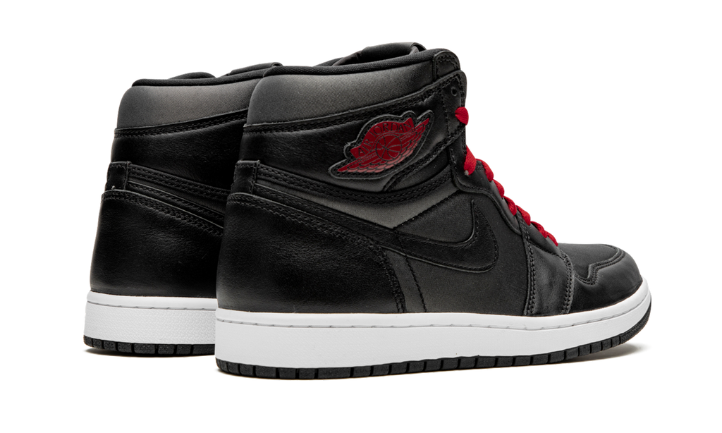Air Jordan 1 Retro High OG "Black Satin/Gym Red" 555088 060