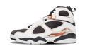 Air Jordan 8 Retro LS "WHITE / ANTHRACITE - DARK ORANGE" 317258 104
