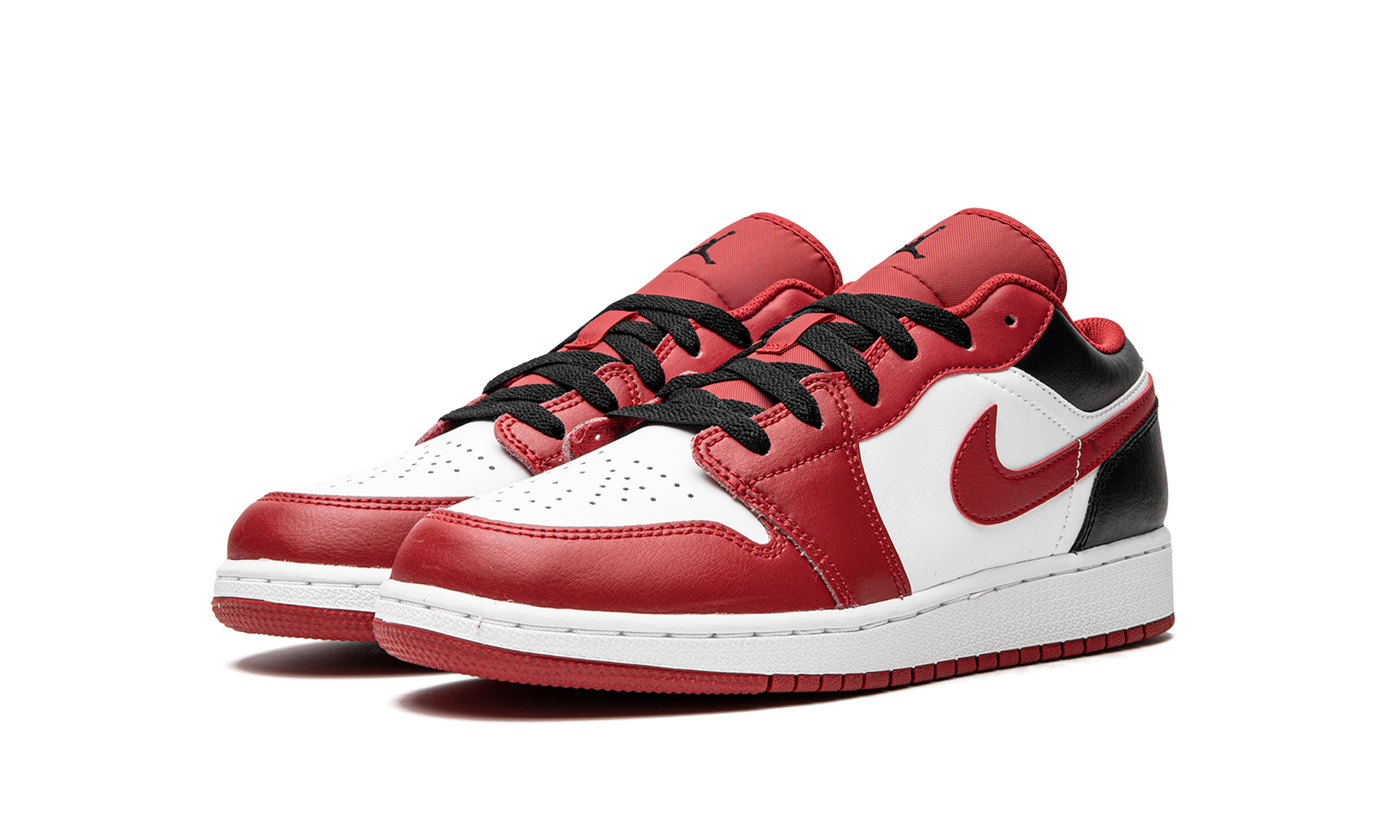Air Jordan 1 Low GS "Reverse Black Toe" 553560 163