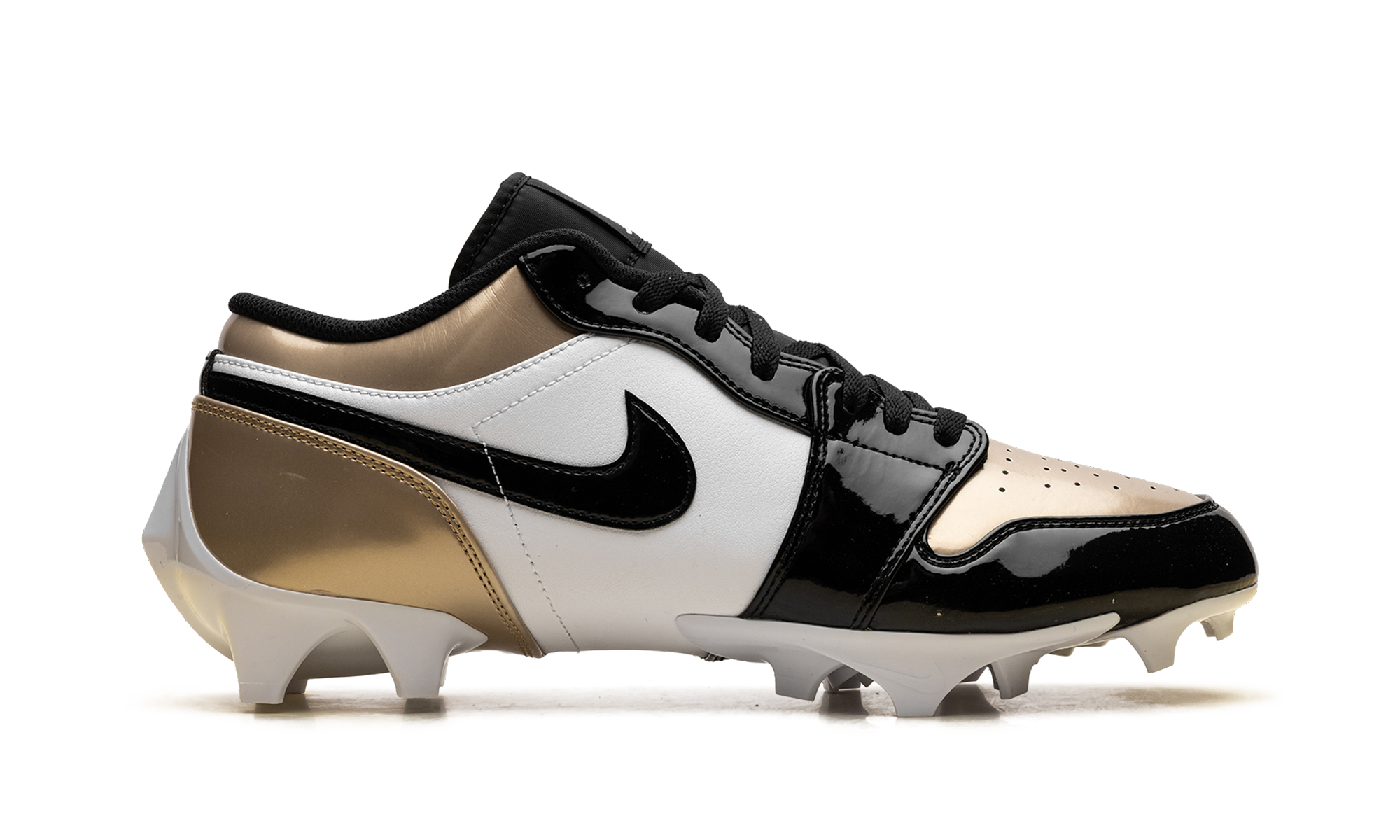 Jordan 1 Low TD Cleat "Patent Gold Toe" FJ6245 701