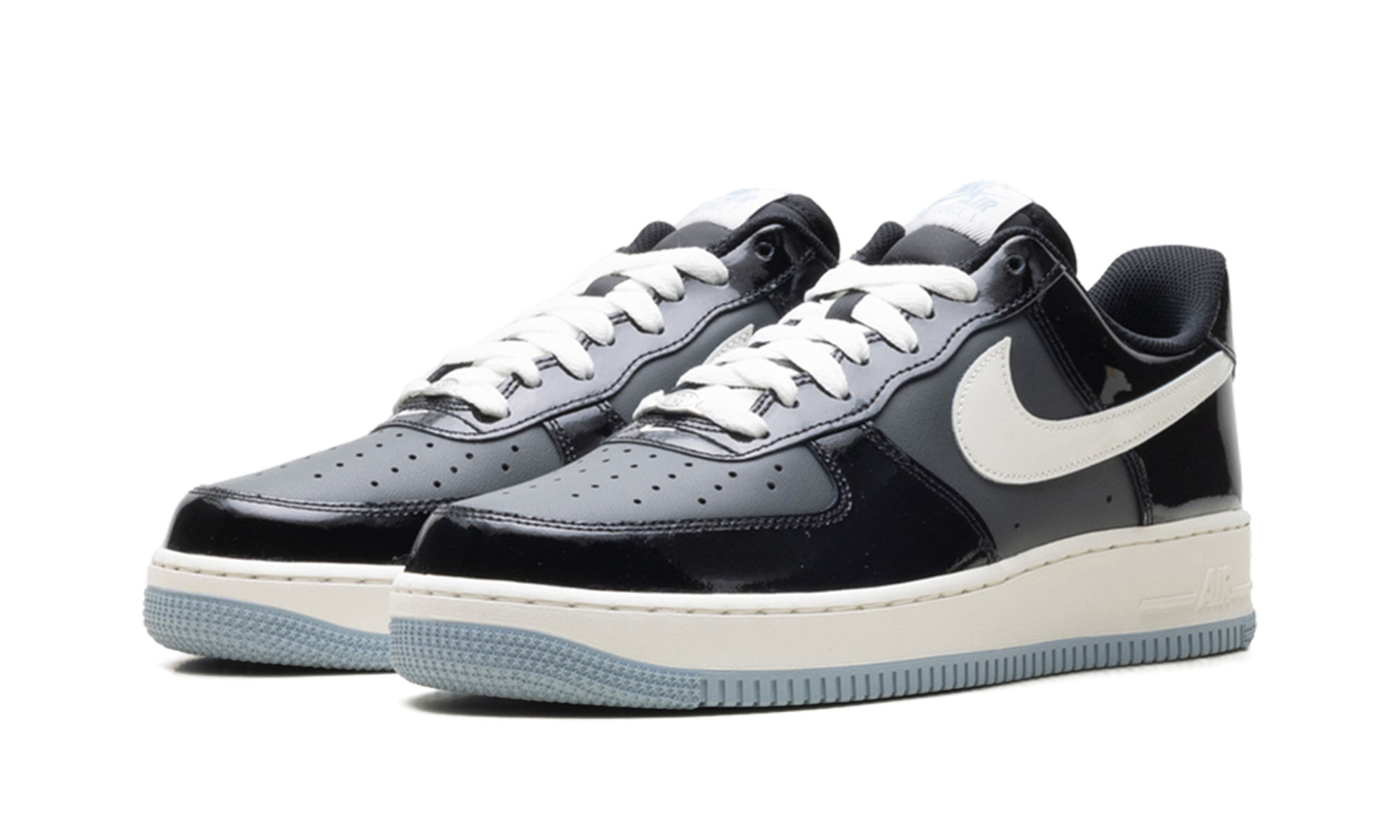 Air Force 1 Low "Black Iron Grey Patent" IB7676 001