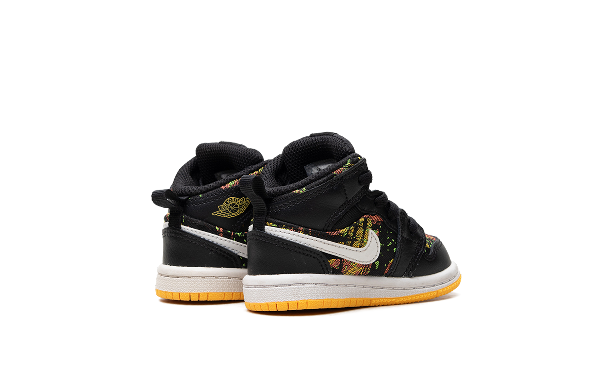 Air Jordan 1 Mid TD "Black / Laser Orange" 644507 003