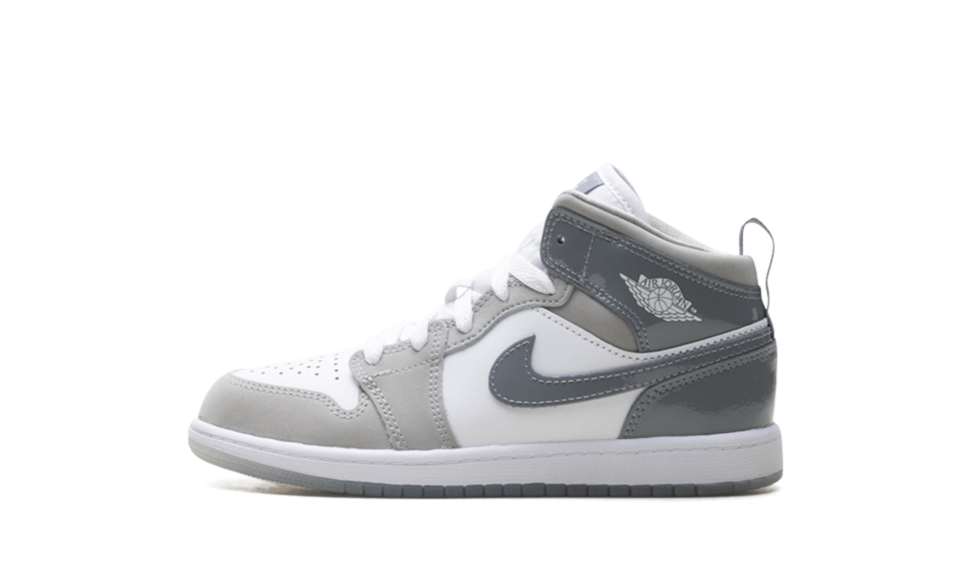 Air Jordan 1 Mid SE PS "White Medium Grey Cool Grey" HF3194 100
