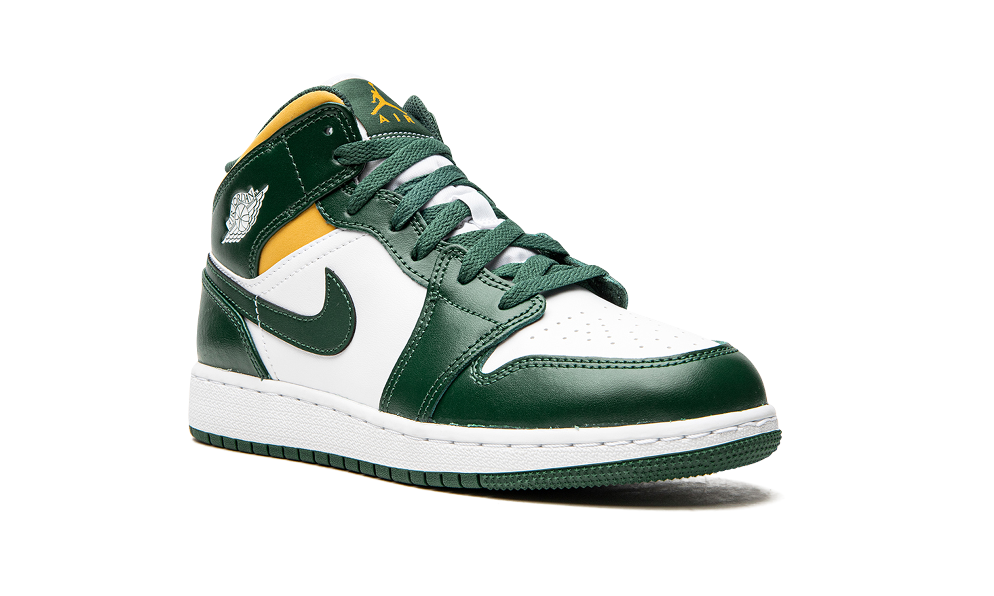 Air Jordan 1 Mid GS "Sonics" 554725 371