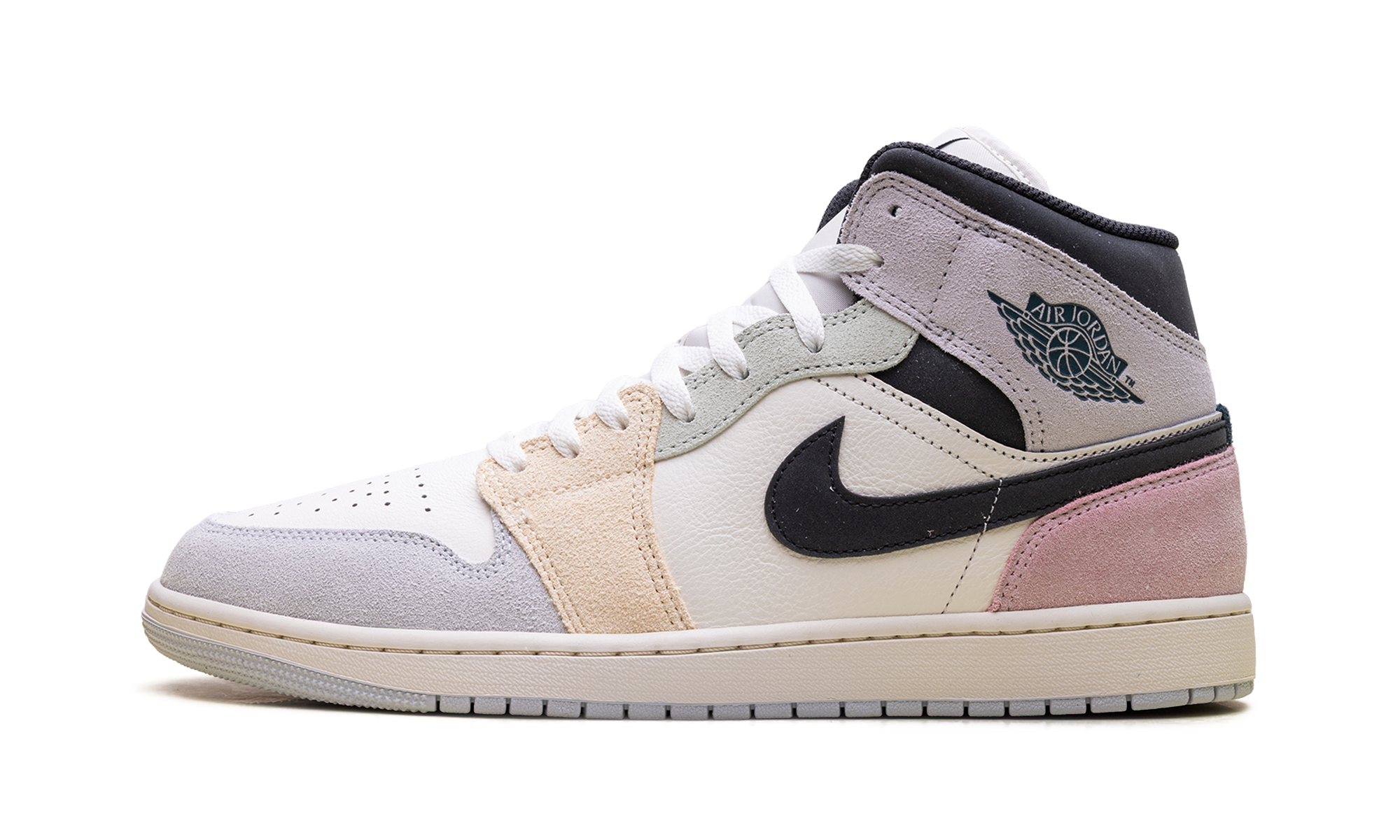 Air Jordan 1 Mid "Sail / Anthracite-Jade Aura-Iced Jade" IB7110 100