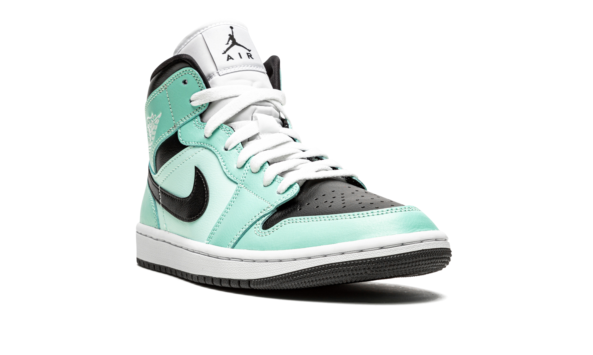 AIR JORDAN 1 MID WMNS "Aqua Black" BQ6472 300