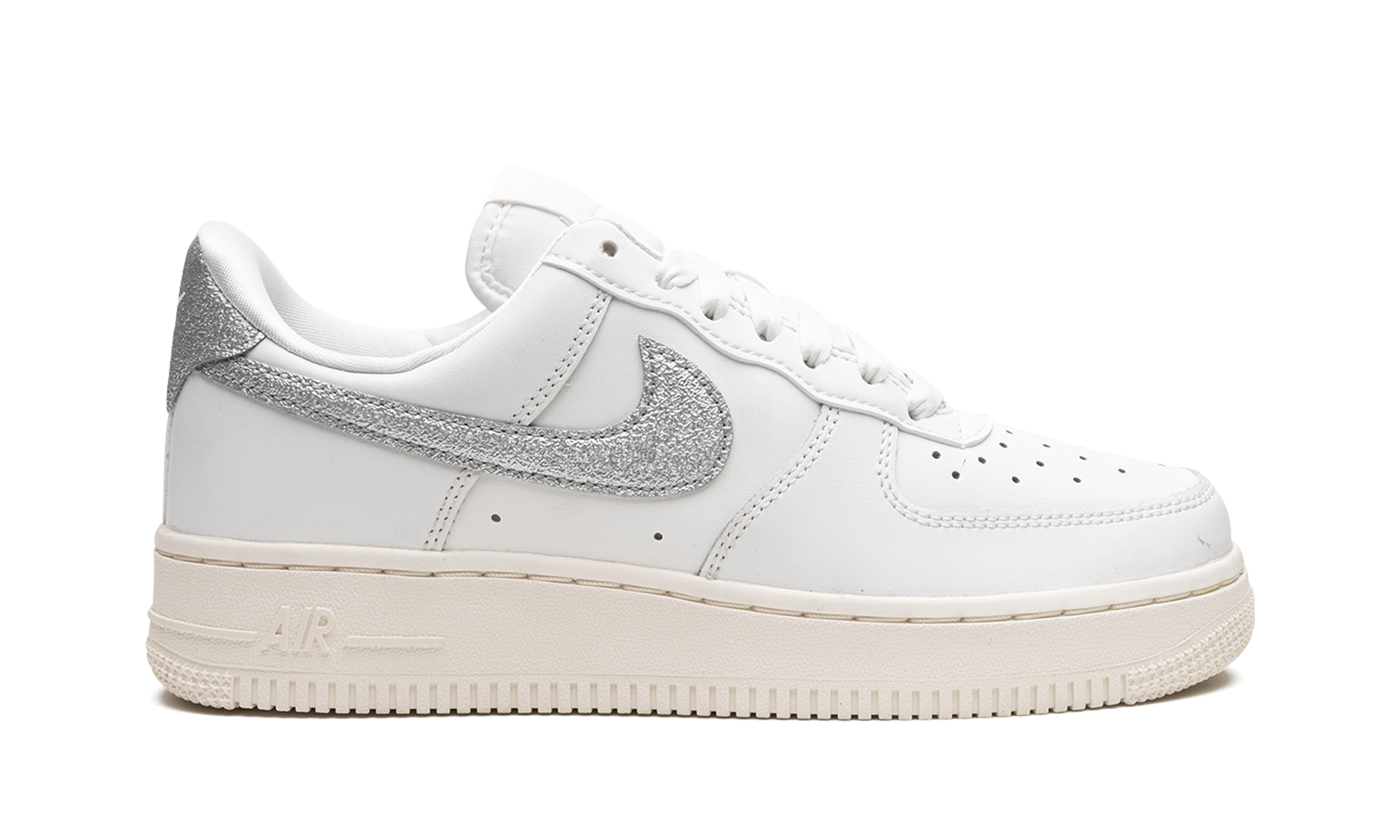 AIR FORCE 1 '07 MNS WMNS "Summit White Sail White Metallic Silver" DQ7569 100