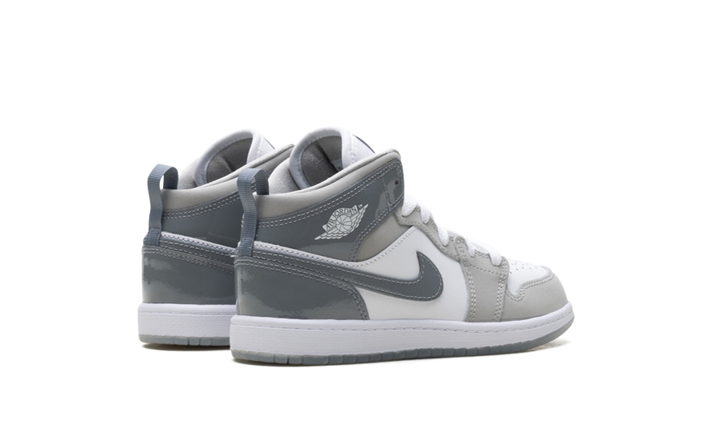 Air Jordan 1 Mid SE PS "White Medium Grey Cool Grey" HF3194 100