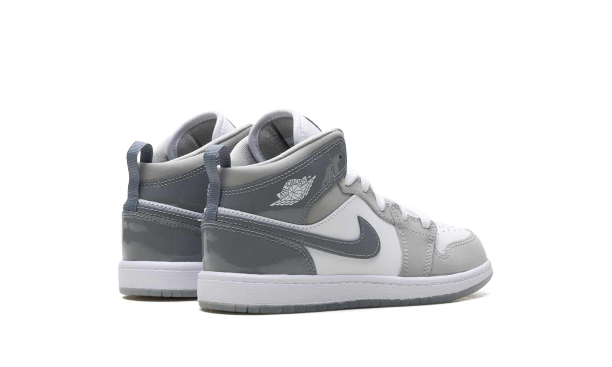 Air Jordan 1 Mid SE PS "White Medium Grey Cool Grey" HF3194 100