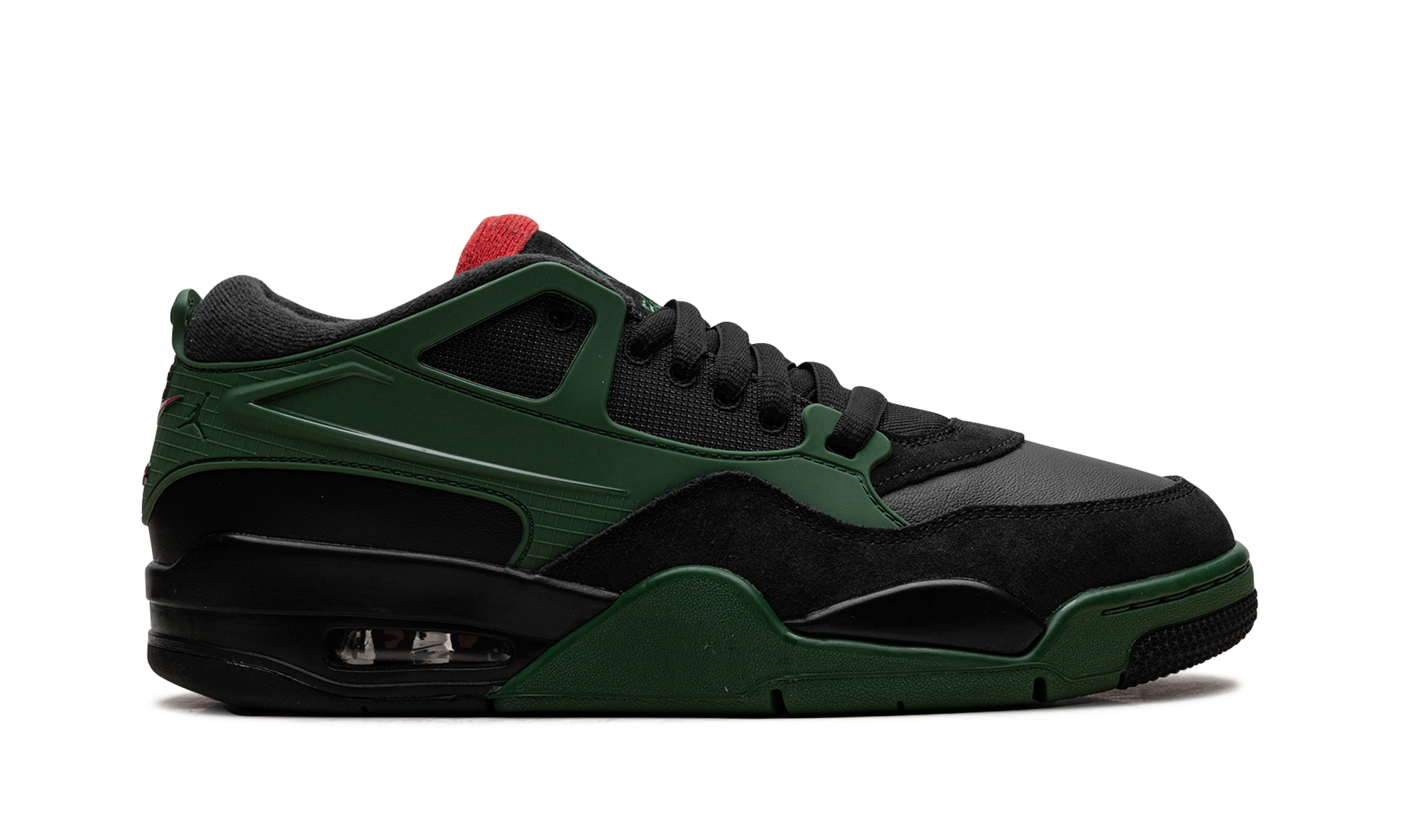 Jordan 4 RM "Black Gorge Green University Red" FQ7939 003