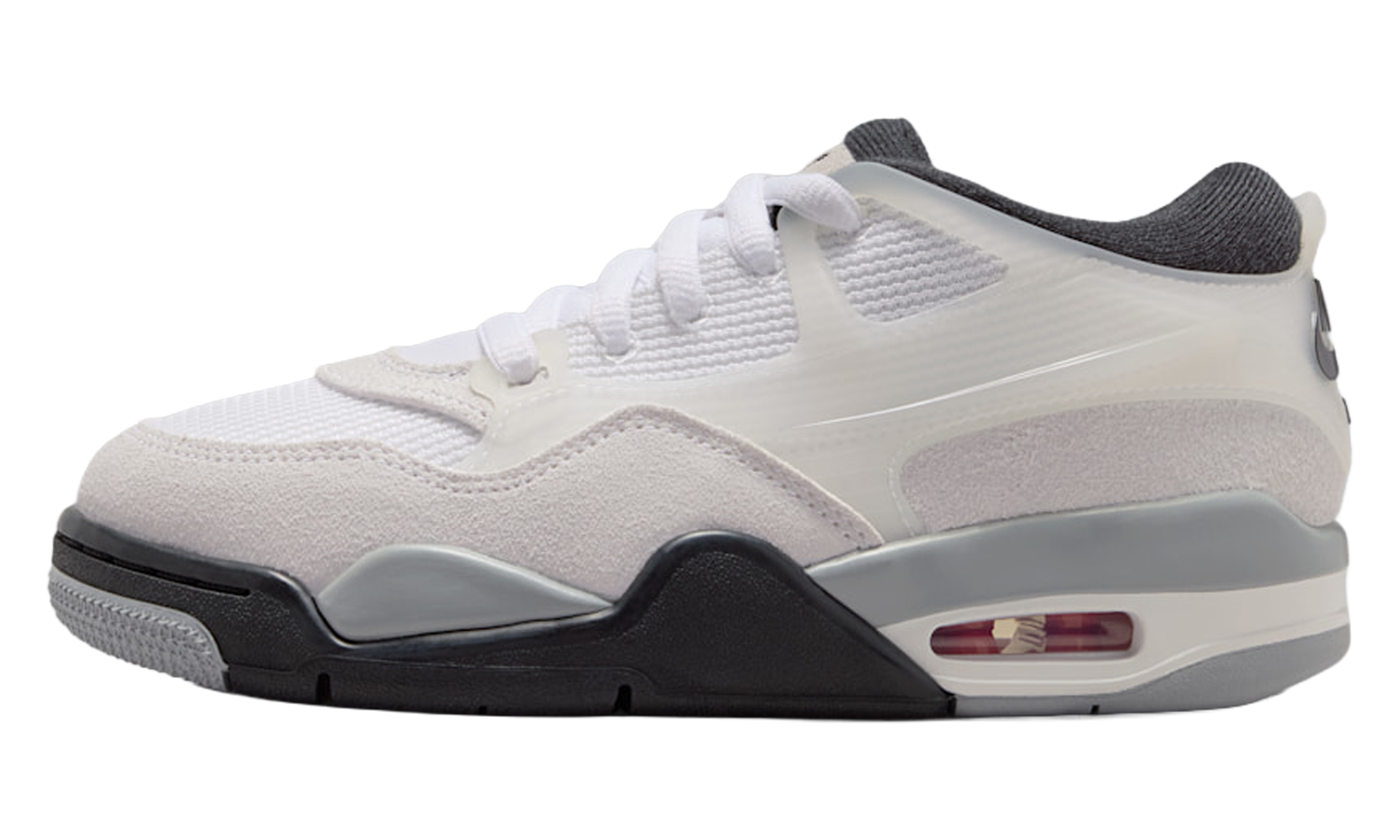 Air Jordan 4 RM GS "White Light Smoke Grey Black" FQ7938 108
