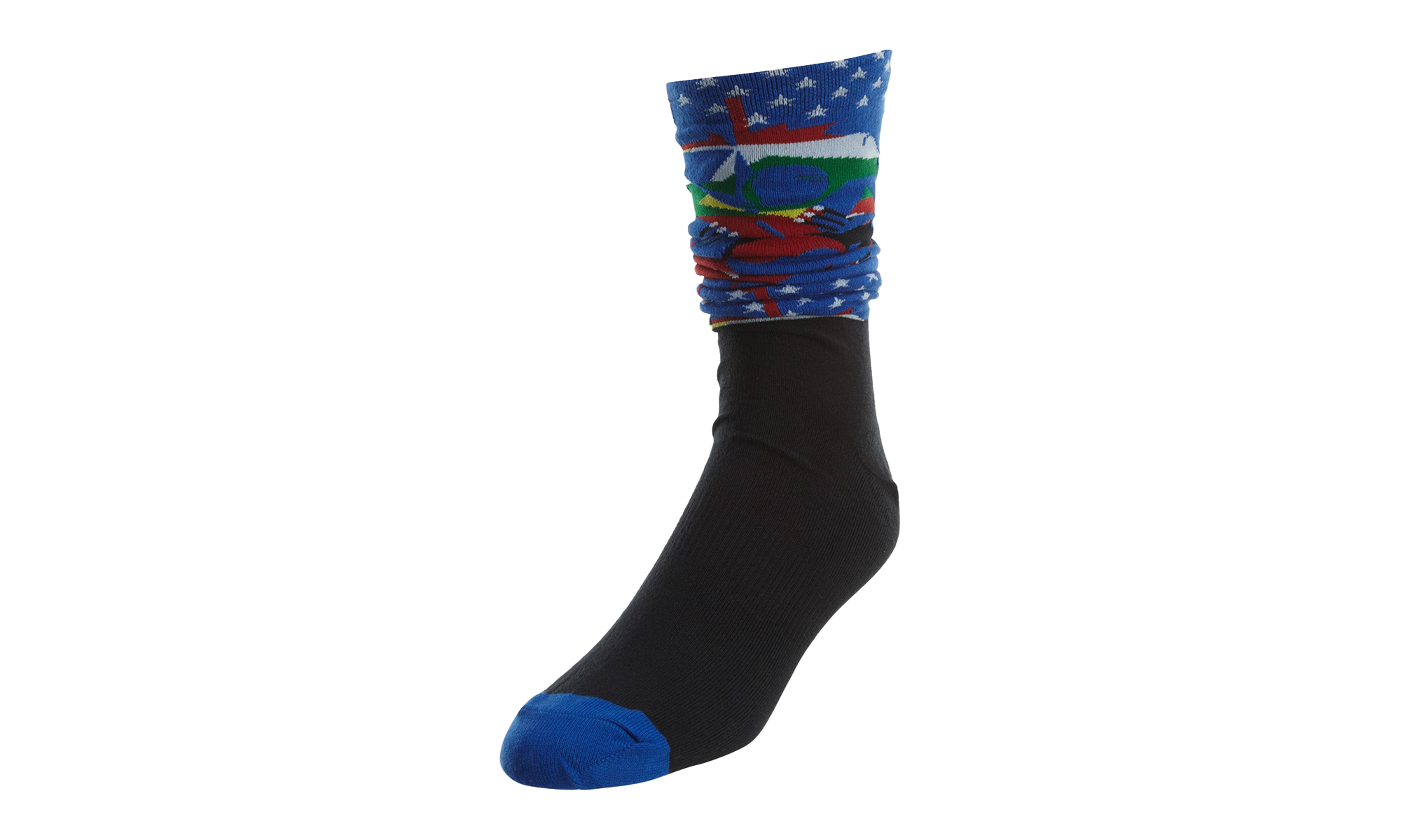 Jordan 9 Low Crew Socks "Royal Blue Black" 806411 010