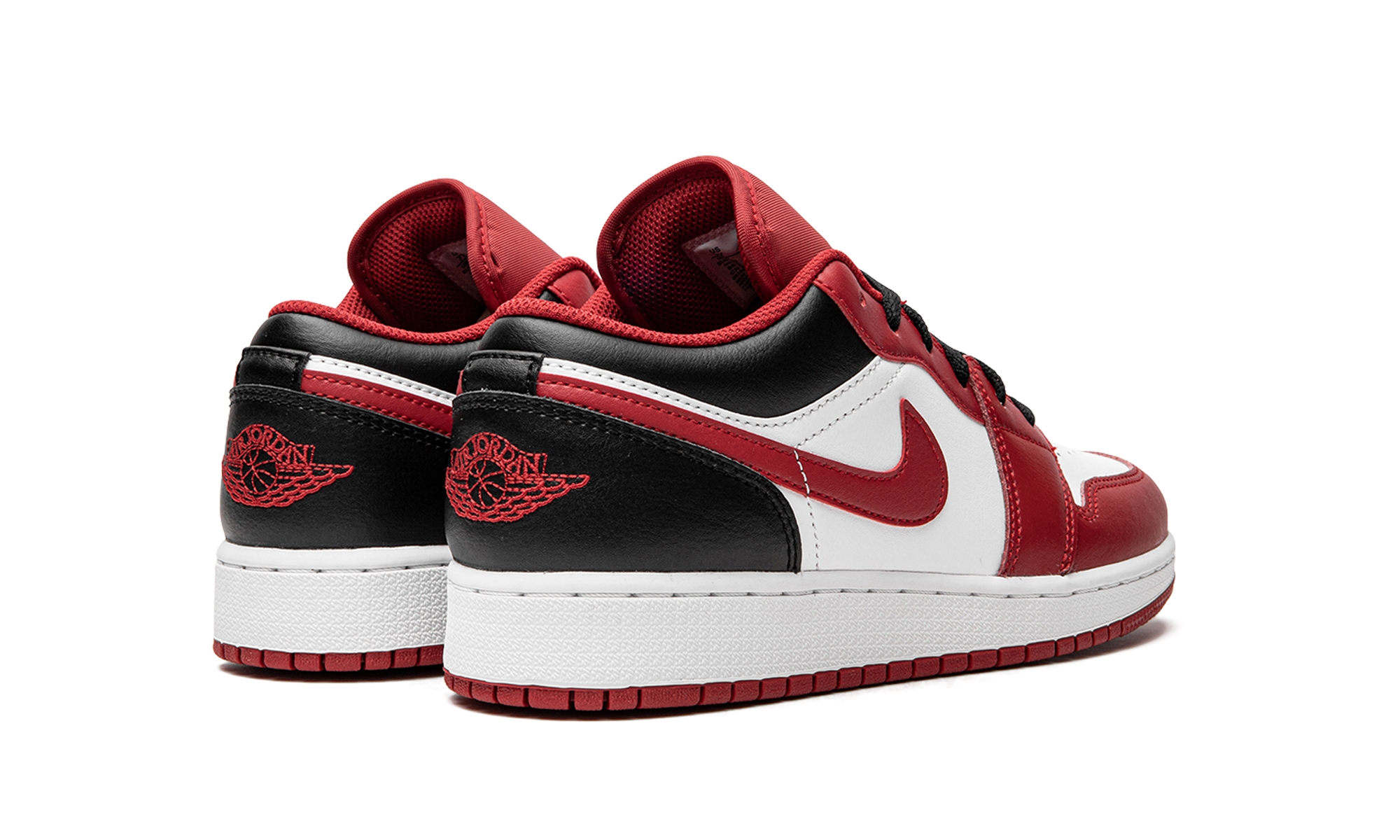 Air Jordan 1 Low GS "Reverse Black Toe" 553560 163
