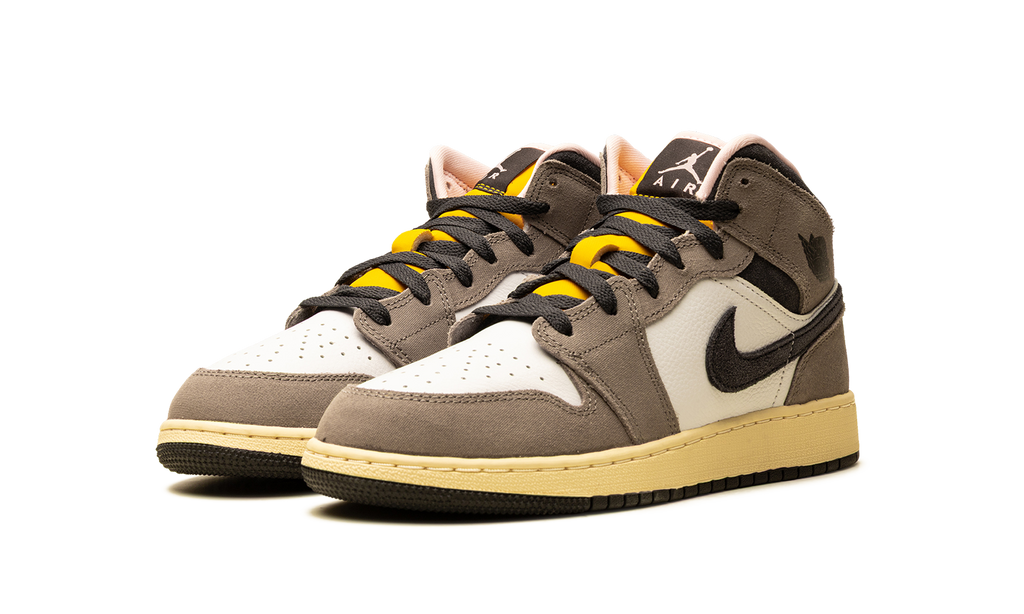 Air Jordan 1 Mid SE GS "Cave Stone" HQ2014 100