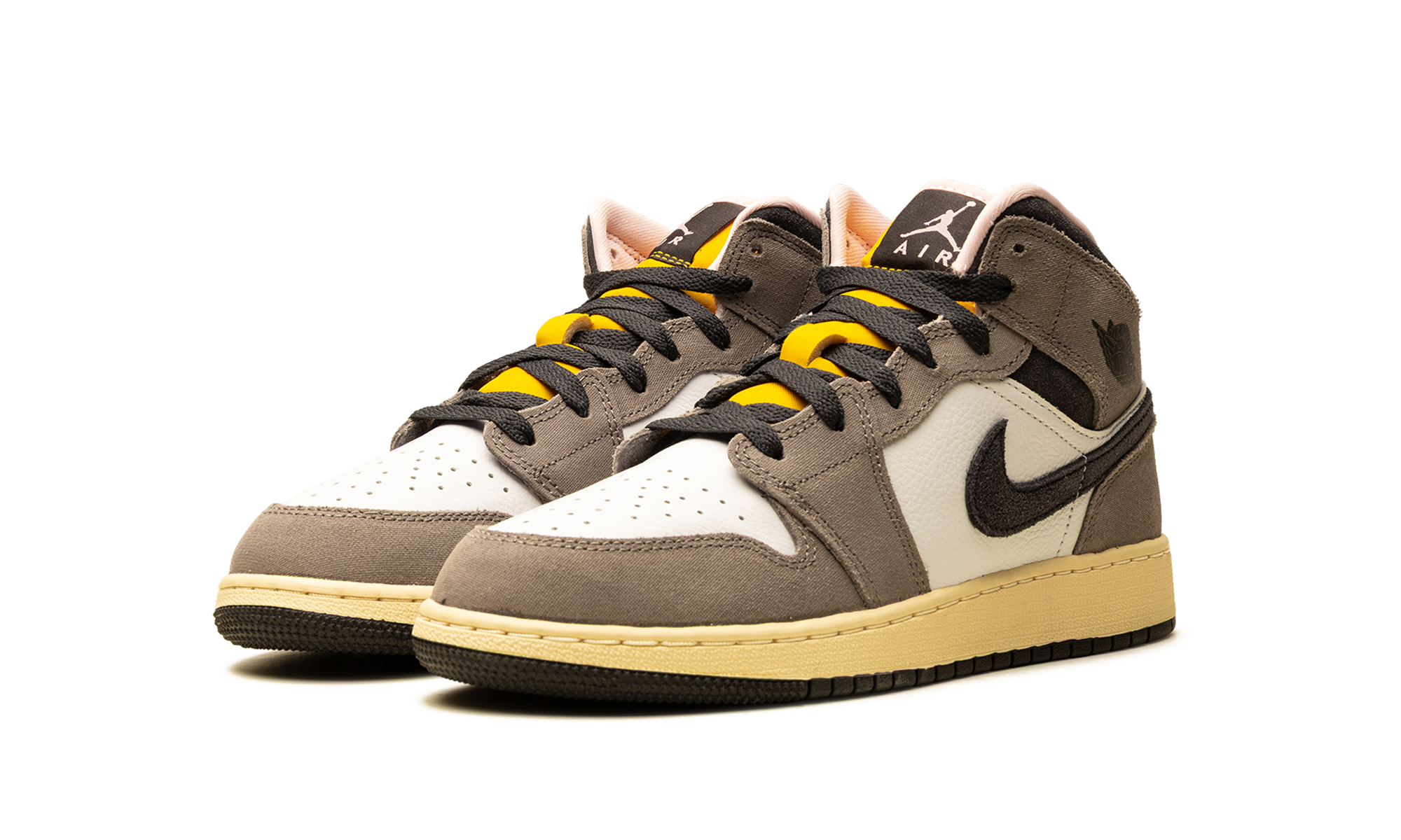 Air Jordan 1 Mid SE GS "Cave Stone" HQ2014 100