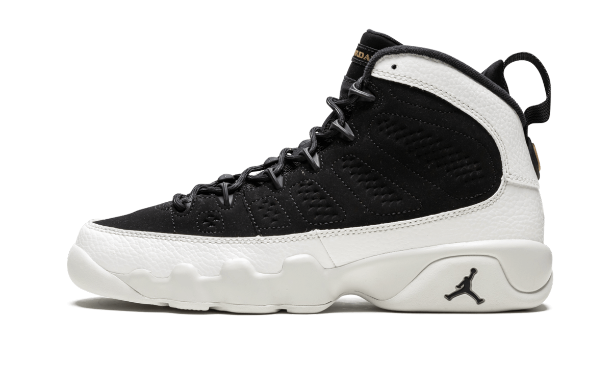 Air Jordan 9 Retro GS "BLACK / BLACK / SUMMIT WHITE" 302359 021