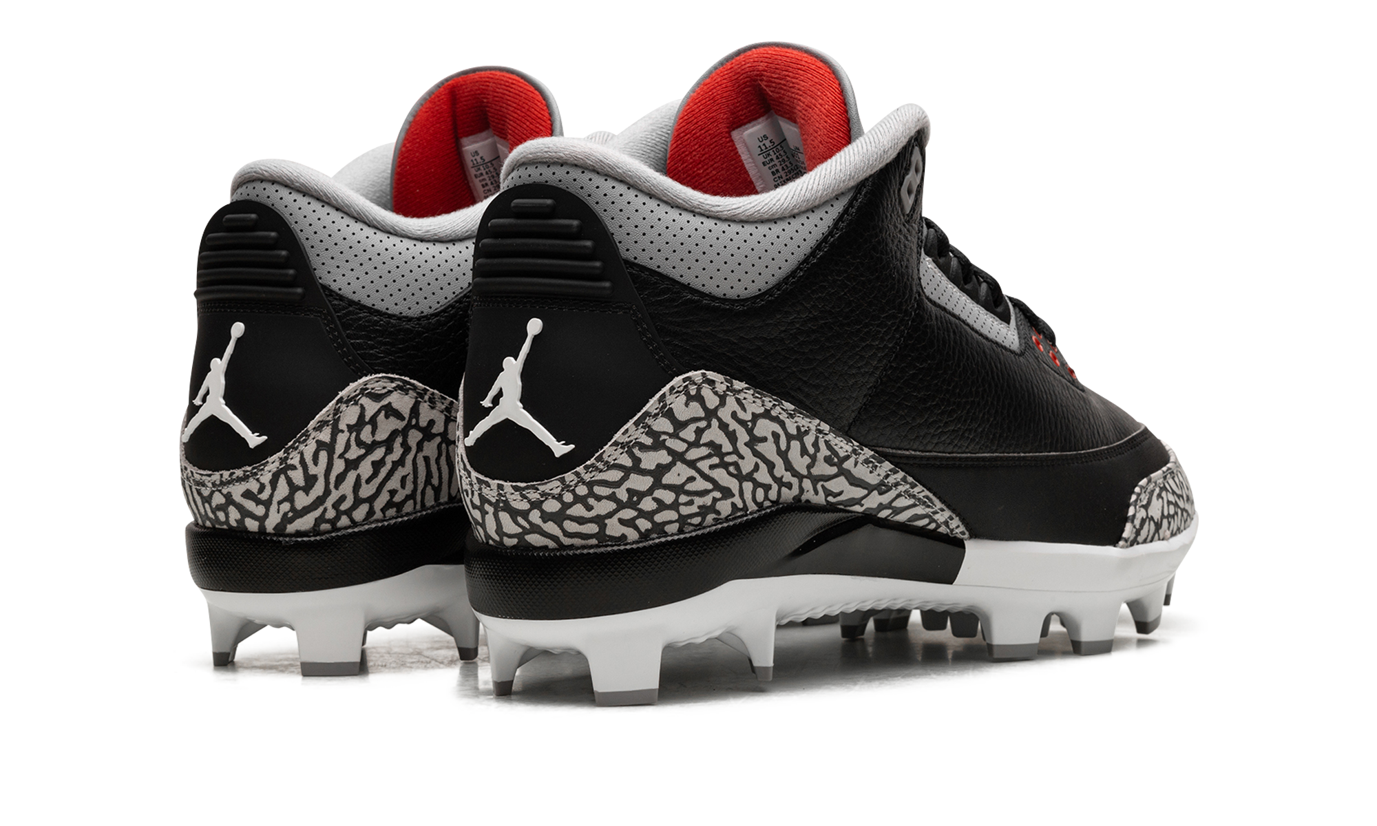 Air Jordan 3 Cleats "Black Cement" FZ8627 001