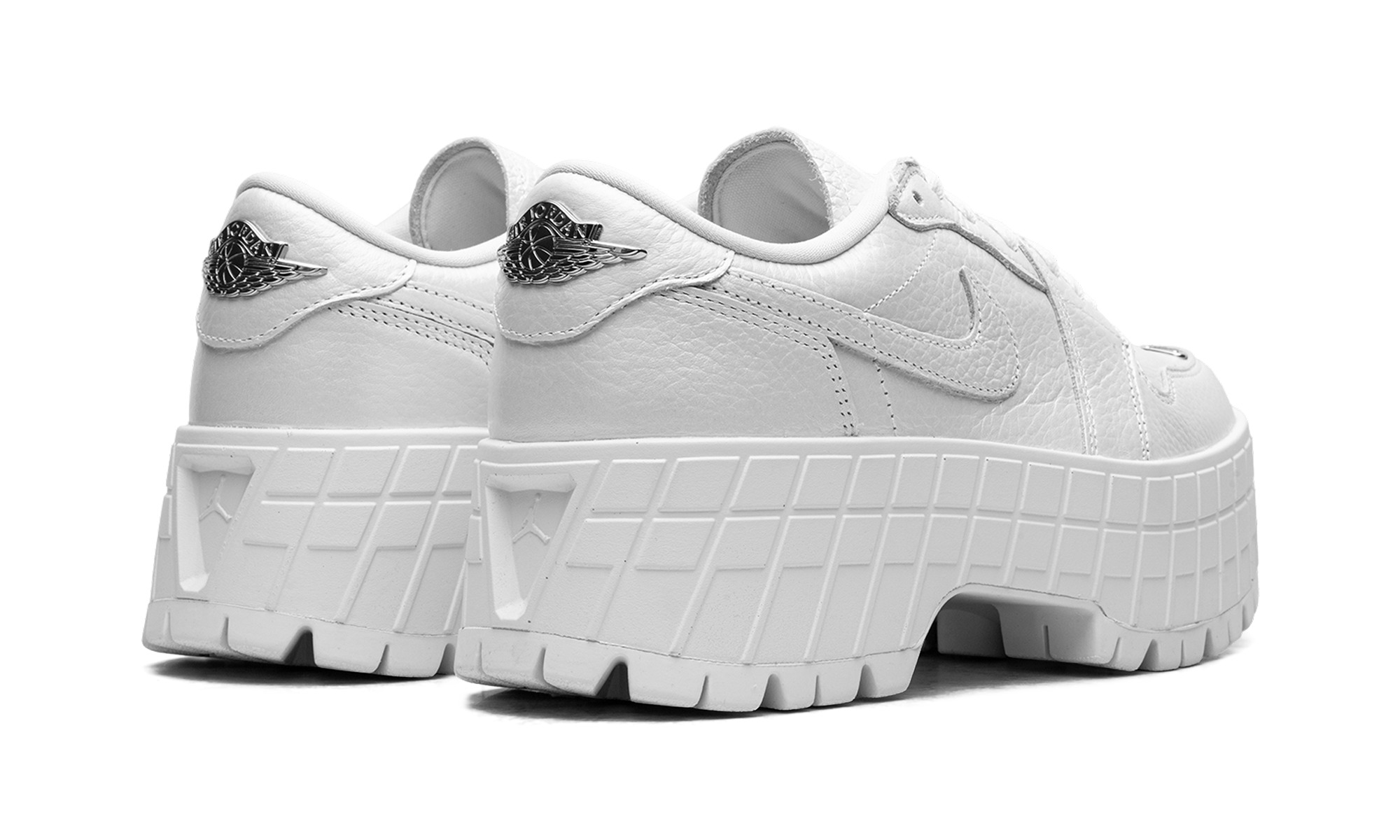 Jordan 1 Brooklyn Low WMNS "White Metallic Silver" HF3184 100
