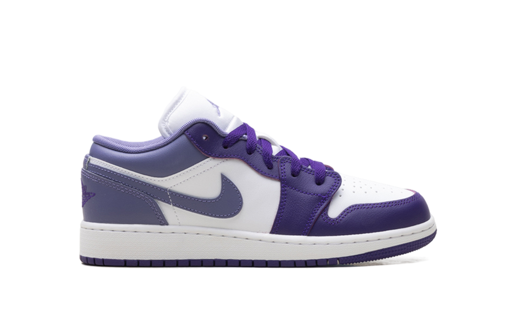 Air Jordan 1 Low GS "Purple / White" 553560 551