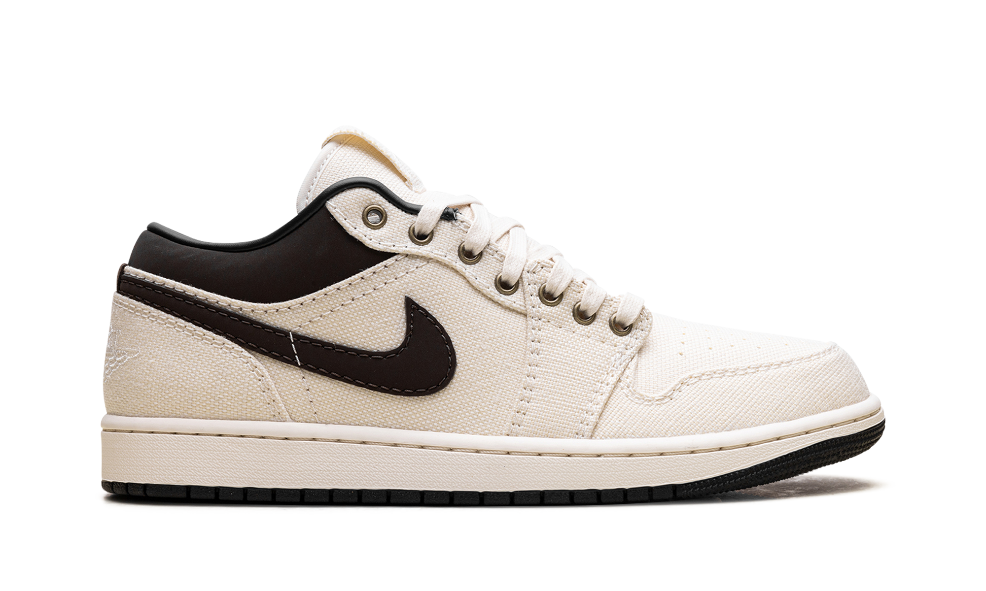 Air Jordan 1 Low Premium "Pale Ivory Baroque Brown" IB8058 110