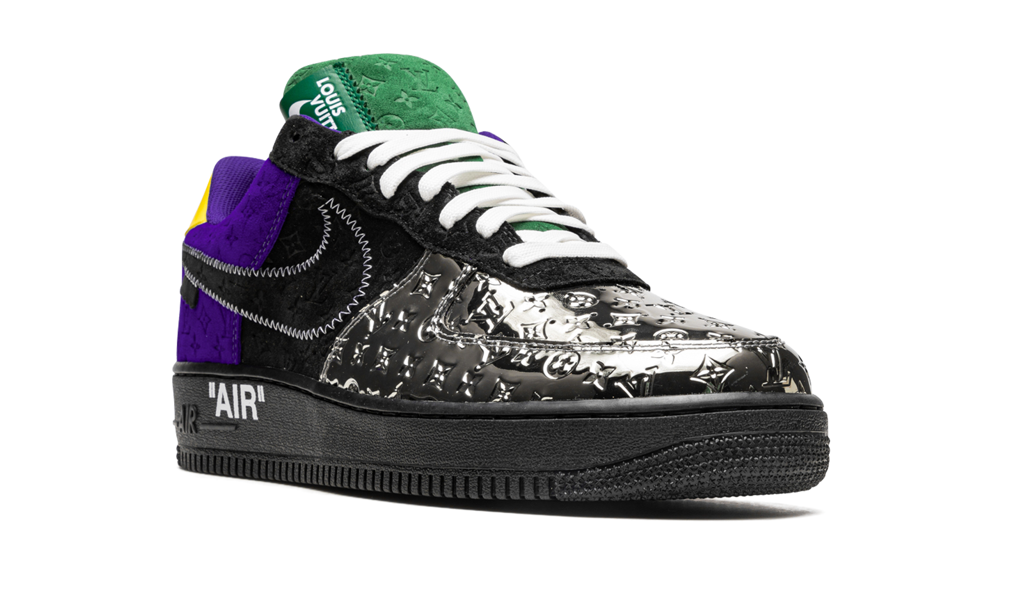Louis Vuitton Air Force 1 Low "Virgil Abloh - Purple Dusk/Metallic Silver" 1A9VCC